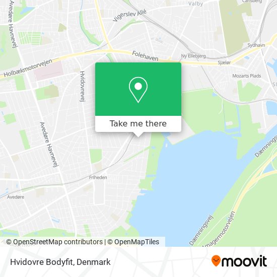 Hvidovre Bodyfit map