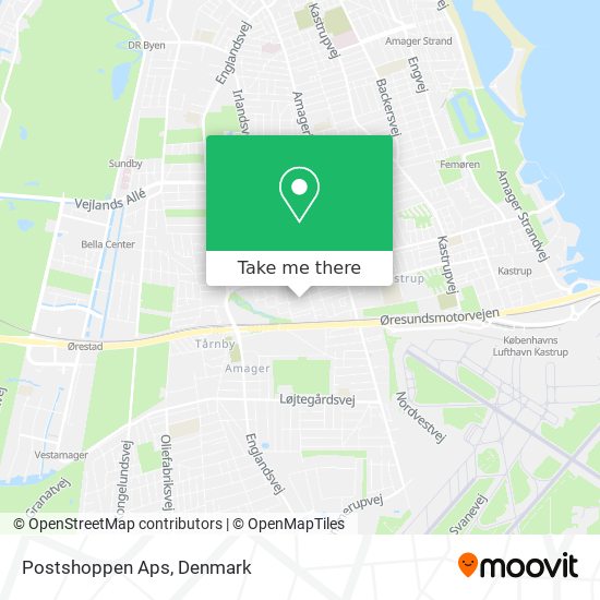 Postshoppen Aps map