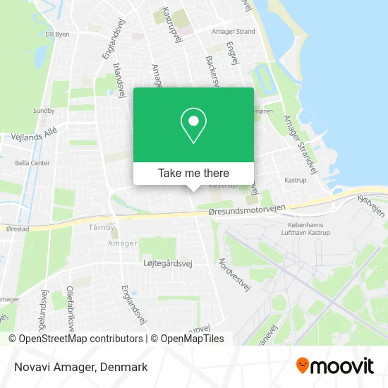Novavi Amager map