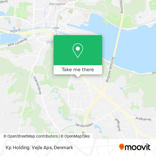 Kp Holding. Vejle Aps map