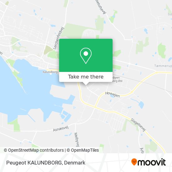 Peugeot KALUNDBORG map