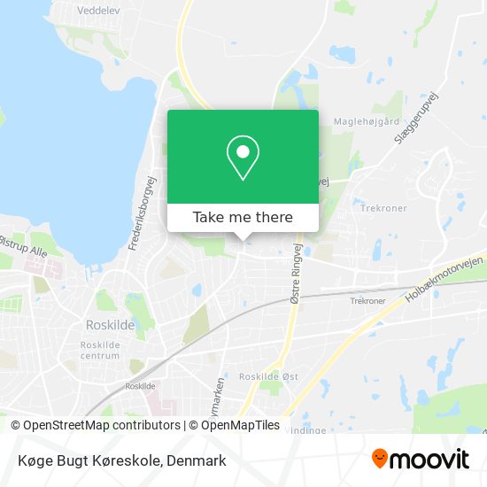 Køge Bugt Køreskole map