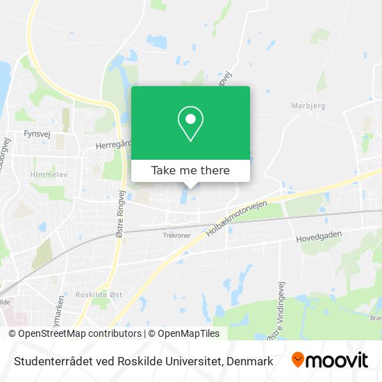 Studenterrådet ved Roskilde Universitet map