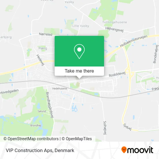 VIP Construction Aps map