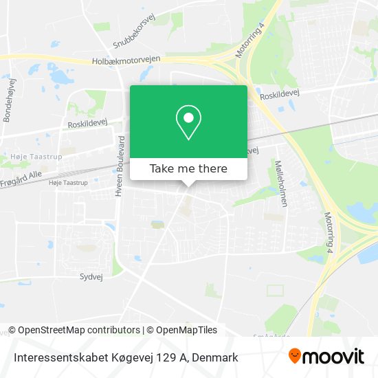 Interessentskabet Køgevej 129 A map