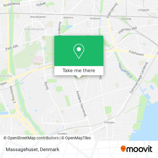 Massagehuset map