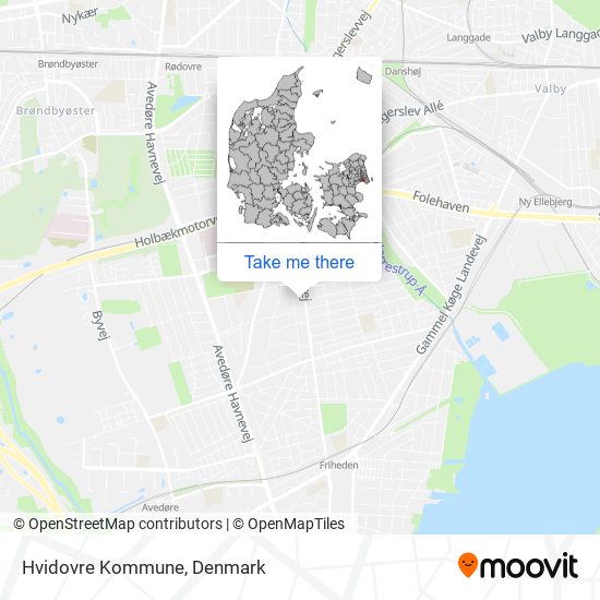 Hvidovre Kommune map