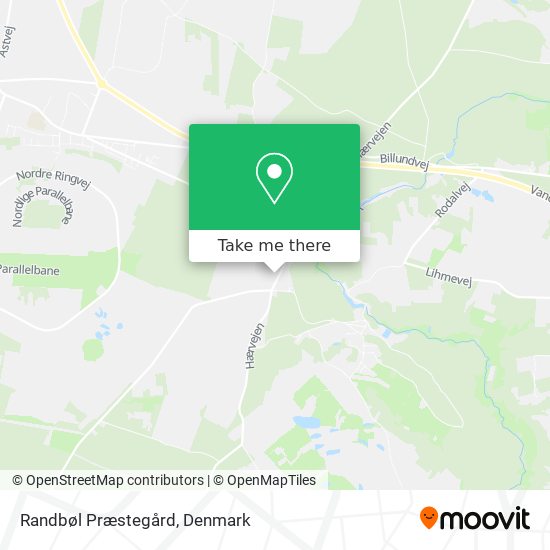 Randbøl Præstegård map
