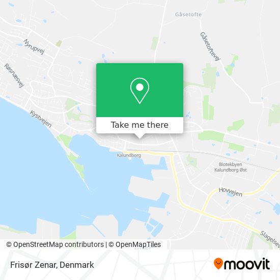 Frisør Zenar map