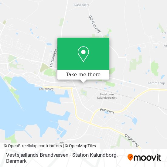 Vestsjællands Brandvæsen - Station Kalundborg map