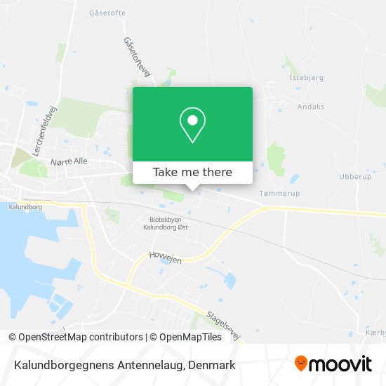 Kalundborgegnens Antennelaug map