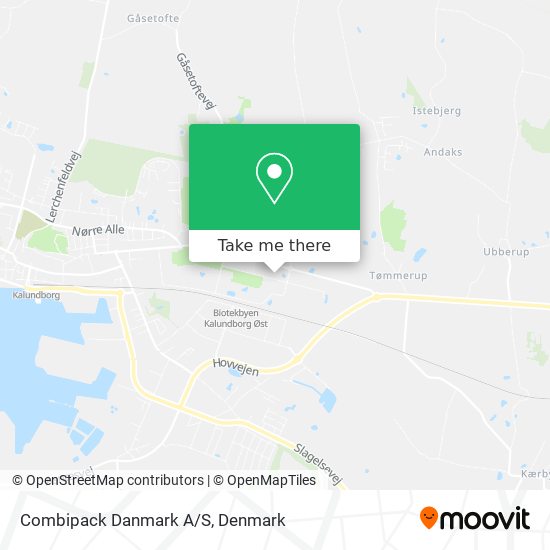 Combipack Danmark A/S map