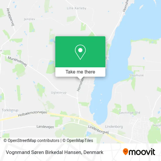 Vognmand Søren Birkedal Hansen map