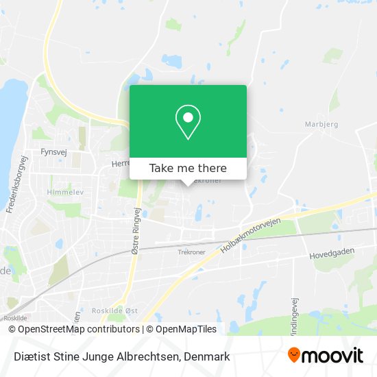 Diætist Stine Junge Albrechtsen map