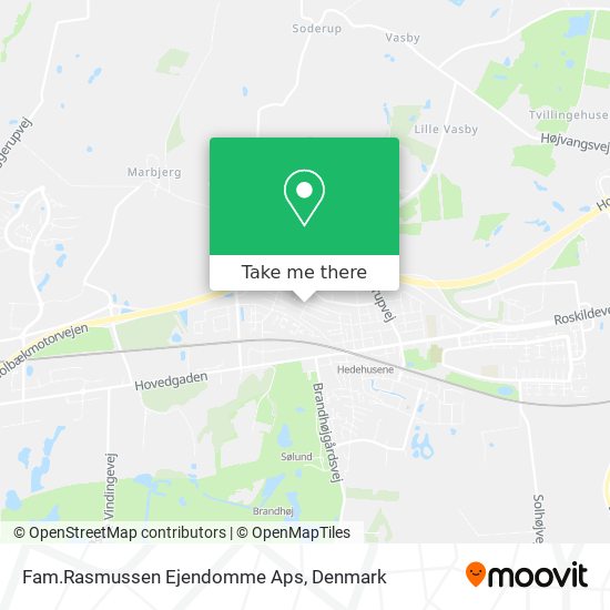 Fam.Rasmussen Ejendomme Aps map