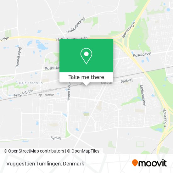 Vuggestuen Tumlingen map