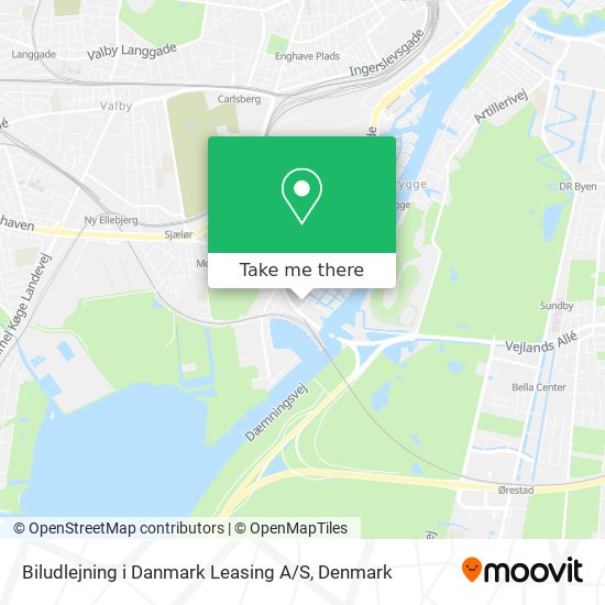 Biludlejning i Danmark Leasing A / S map