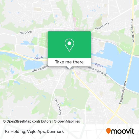 Kr Holding, Vejle Aps map