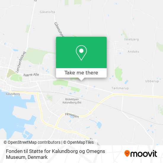 Fonden til Støtte for Kalundborg og Omegns Museum map