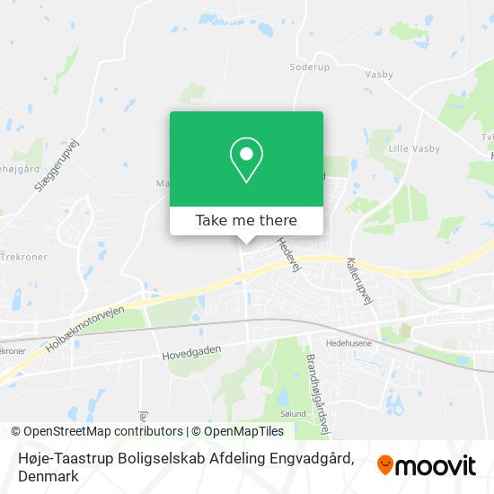 Høje-Taastrup Boligselskab Afdeling Engvadgård map