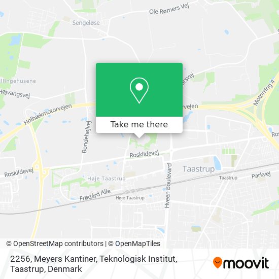 2256, Meyers Kantiner, Teknologisk Institut, Taastrup map