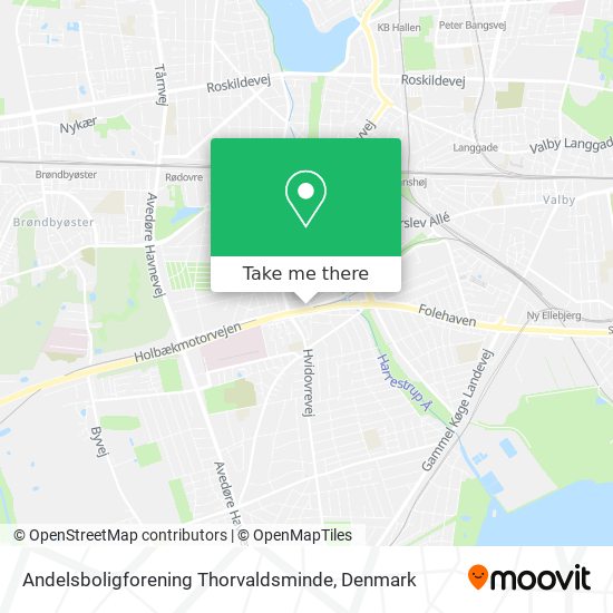 Andelsboligforening Thorvaldsminde map