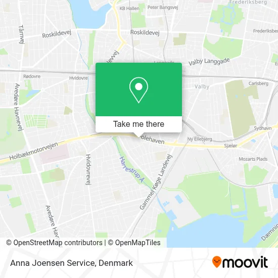 Anna Joensen Service map