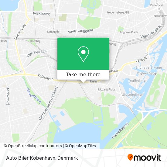 Auto Biler Kobenhavn map