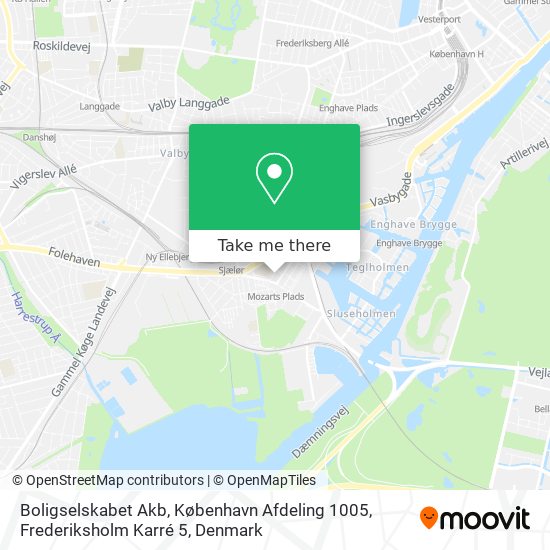 Boligselskabet Akb, København Afdeling 1005, Frederiksholm Karré 5 map