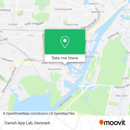 Danish App Lab map