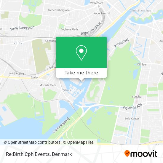 Re:Birth Cph Events map