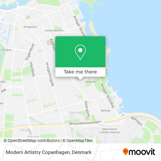 Modern Artistry Copenhagen map