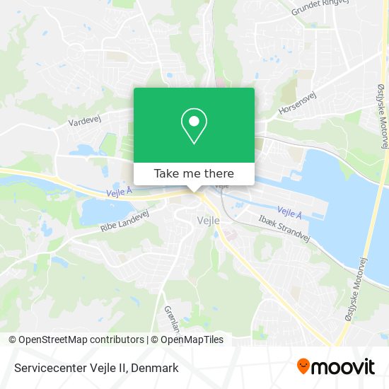 Servicecenter Vejle II map