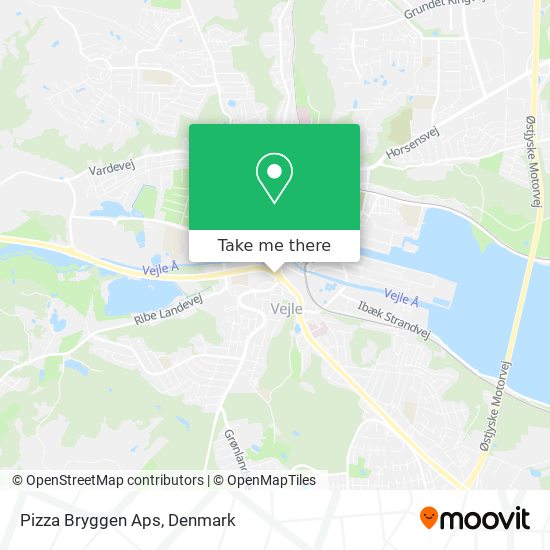 Pizza Bryggen Aps map