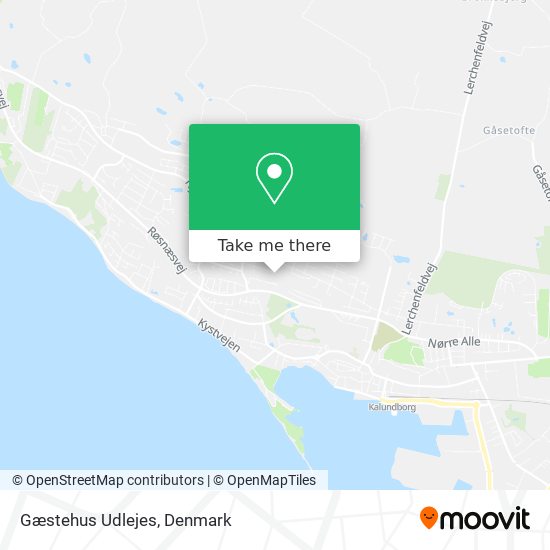 Gæstehus Udlejes map