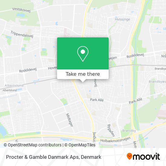 Procter & Gamble Danmark Aps map