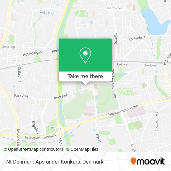 Nt Denmark Aps under Konkurs map