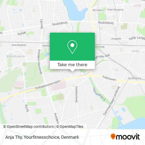 Anja Thy, Yourfitnesschoice map