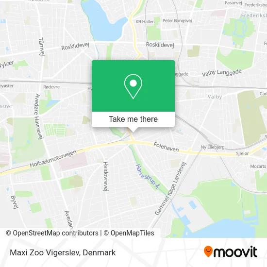 Maxi Zoo Vigerslev map