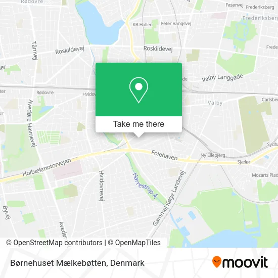 Børnehuset Mælkebøtten map