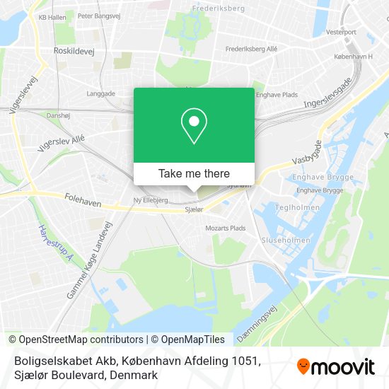 Boligselskabet Akb, København Afdeling 1051, Sjælør Boulevard map