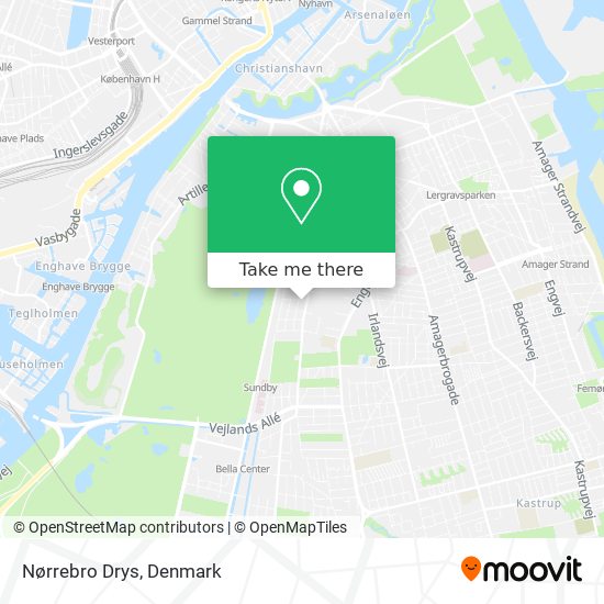 Nørrebro Drys map