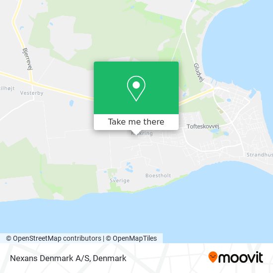 Nexans Denmark A/S map