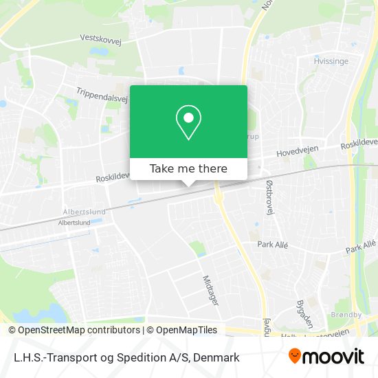 L.H.S.-Transport og Spedition A / S map