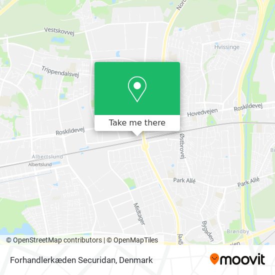 Forhandlerkæden Securidan map