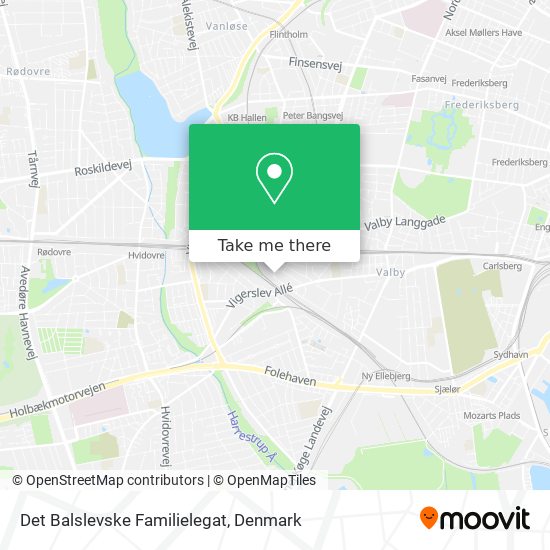 Det Balslevske Familielegat map