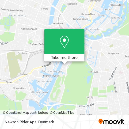 Newton Rider Aps map