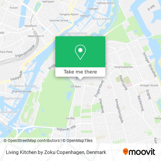 Living Kitchen by Zoku Copenhagen map