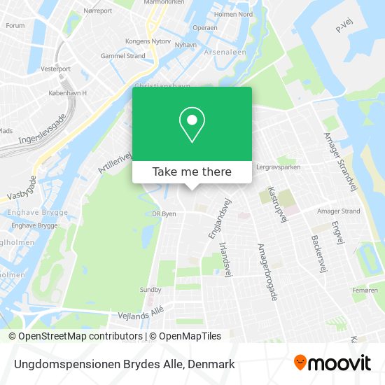 Ungdomspensionen Brydes Alle map