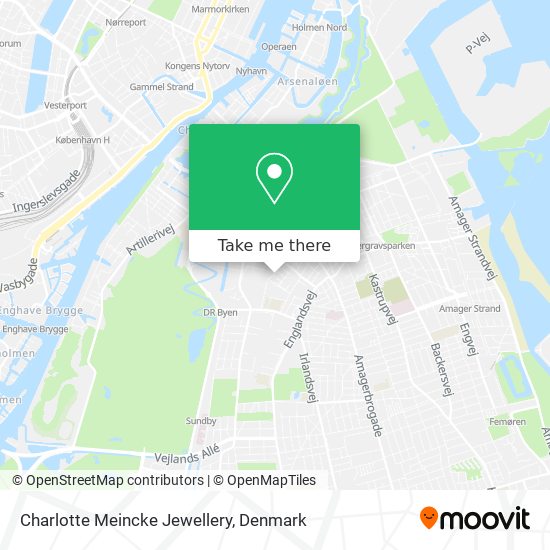 Charlotte Meincke Jewellery map